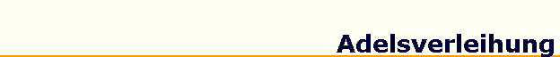Adelsverleihung