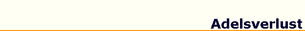 Adelsverlust