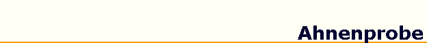 Ahnenprobe