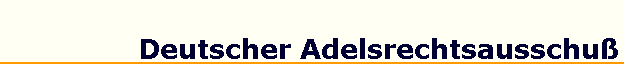 Deutscher Adelsrechtsausschu&szlig;