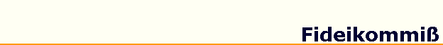 Fideikommi&szlig;